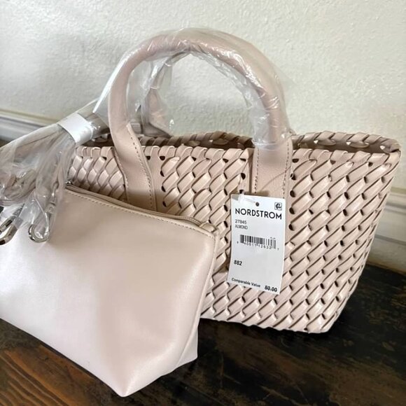 Urban Expressions Woven Tote & Pouch-NWT - Picture 1 of 5